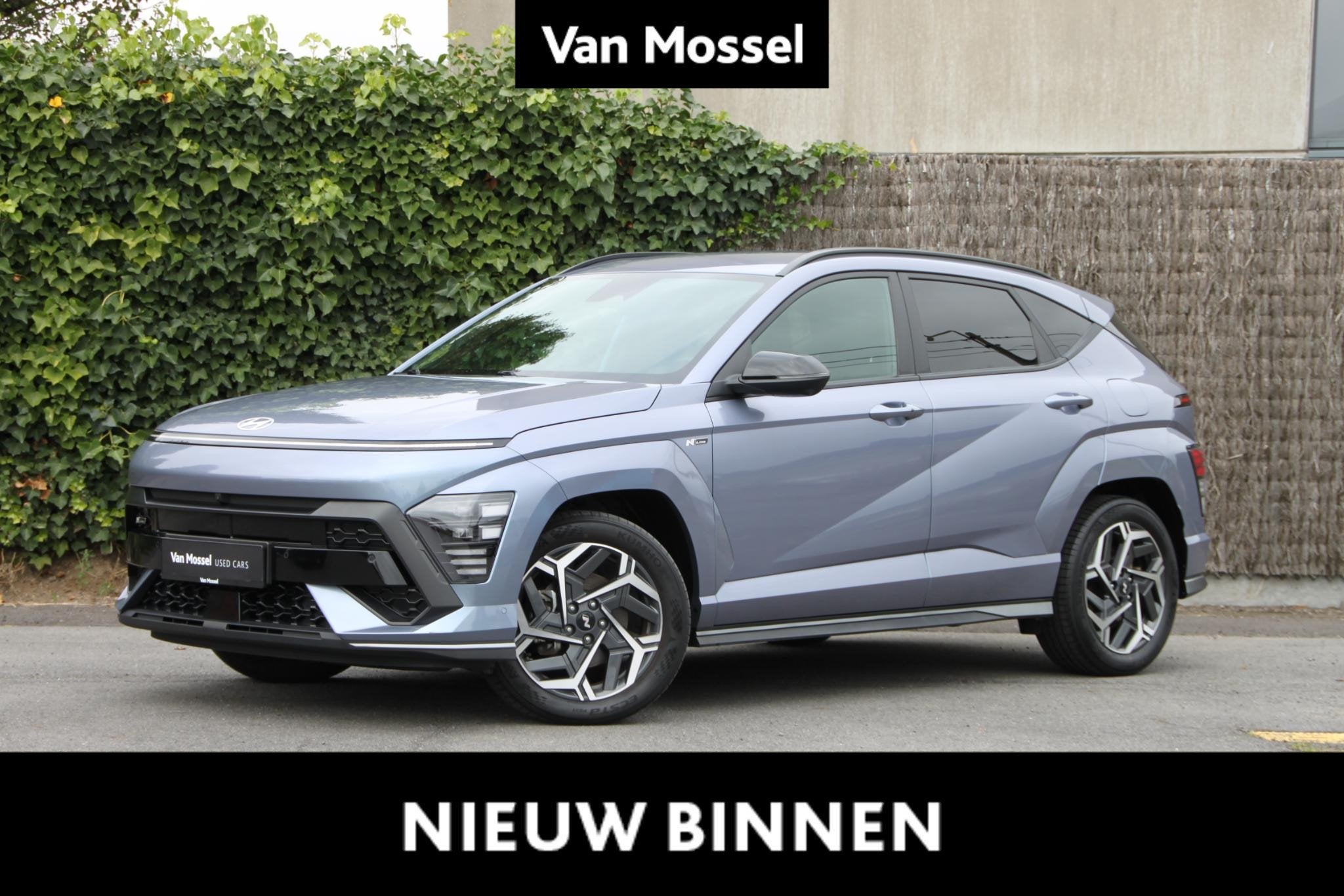 Hyundai Kona 1.6 GDi Hybrid Shine N-Line 6-DCT | 360° CAMER, Dealer onderhouden, Stof, Gebruikt, Zwart