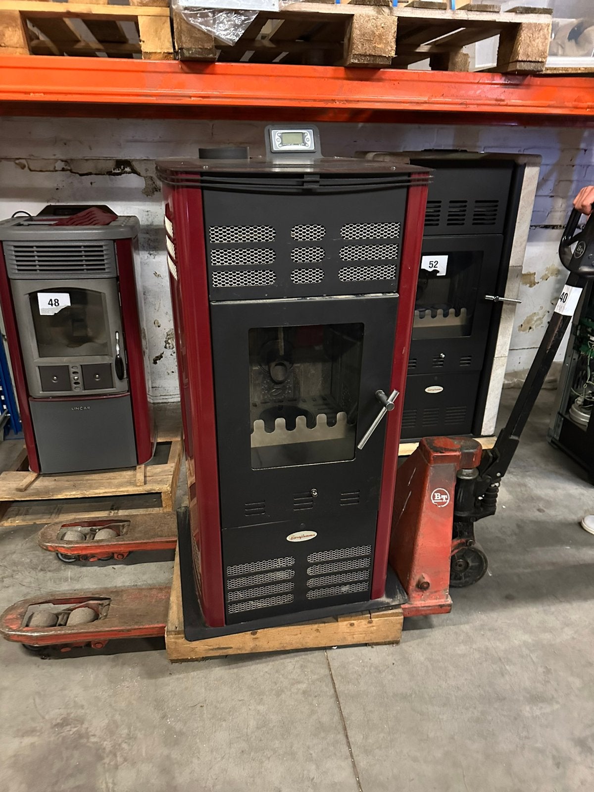 POÊLE MIXTE BOIS / PELLETS EUROFLAMMA MERLINO 9 kW, Enlèvement, Comme neuf, Bois, Poêle à granulés