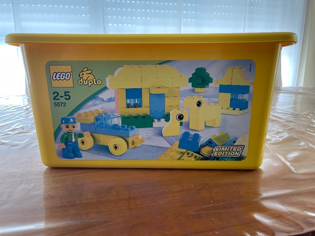 Lego Duplo blokken doos compleet + bouwplaat + extra’s, Kinderen en Baby's, Ophalen, Compleet, Duplo