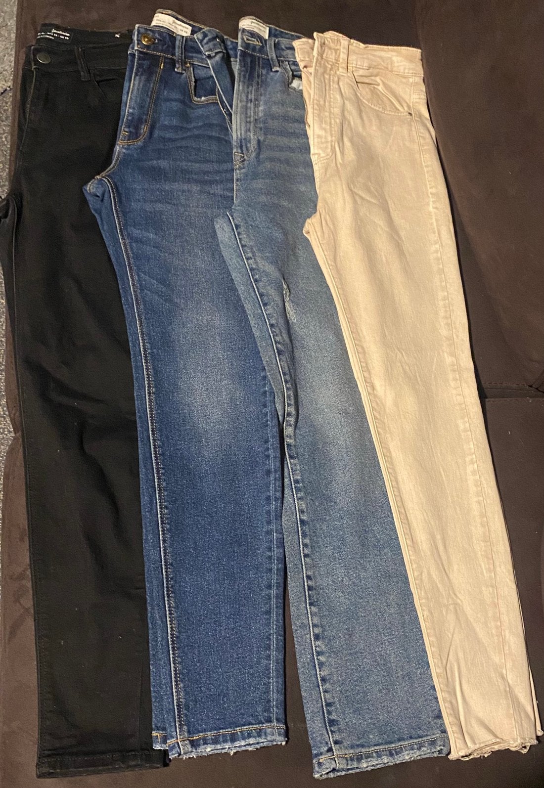 4 broeken stradivarius, Kleding | Heren, Spijkerbroeken en Jeans, Ophalen, Zo goed als nieuw, Zwart