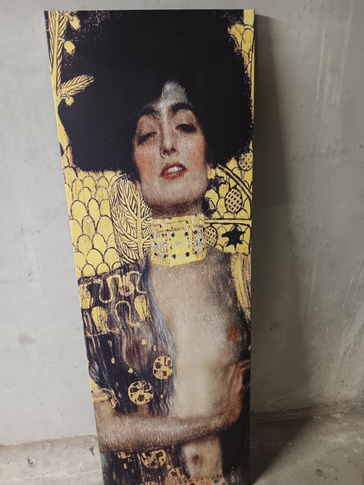 Gustave klimt canvas, Enlèvement