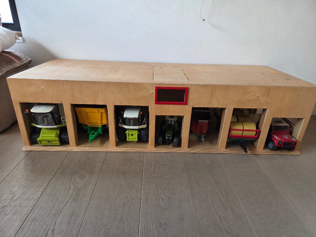 Bruder garage in hout, Kinderen en Baby's, Ophalen, Gebruikt
