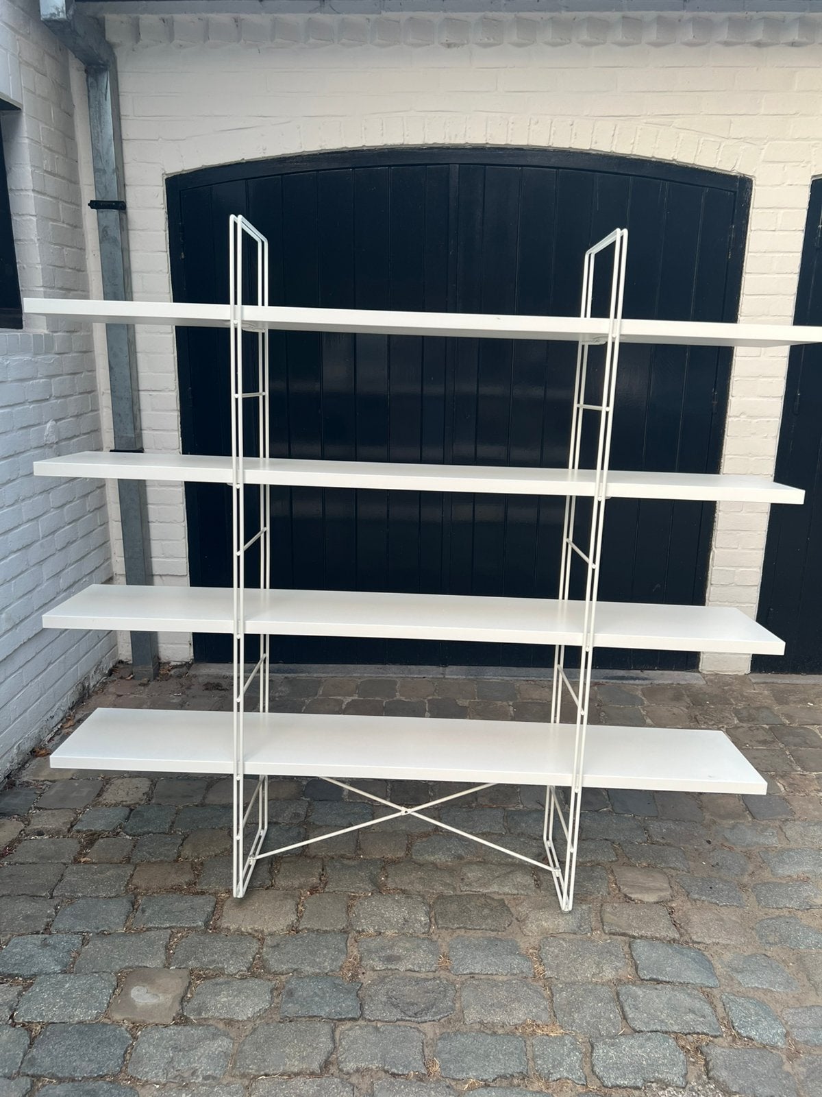 Witte metalen kast, Huis en Inrichting, Ophalen, Gebruikt