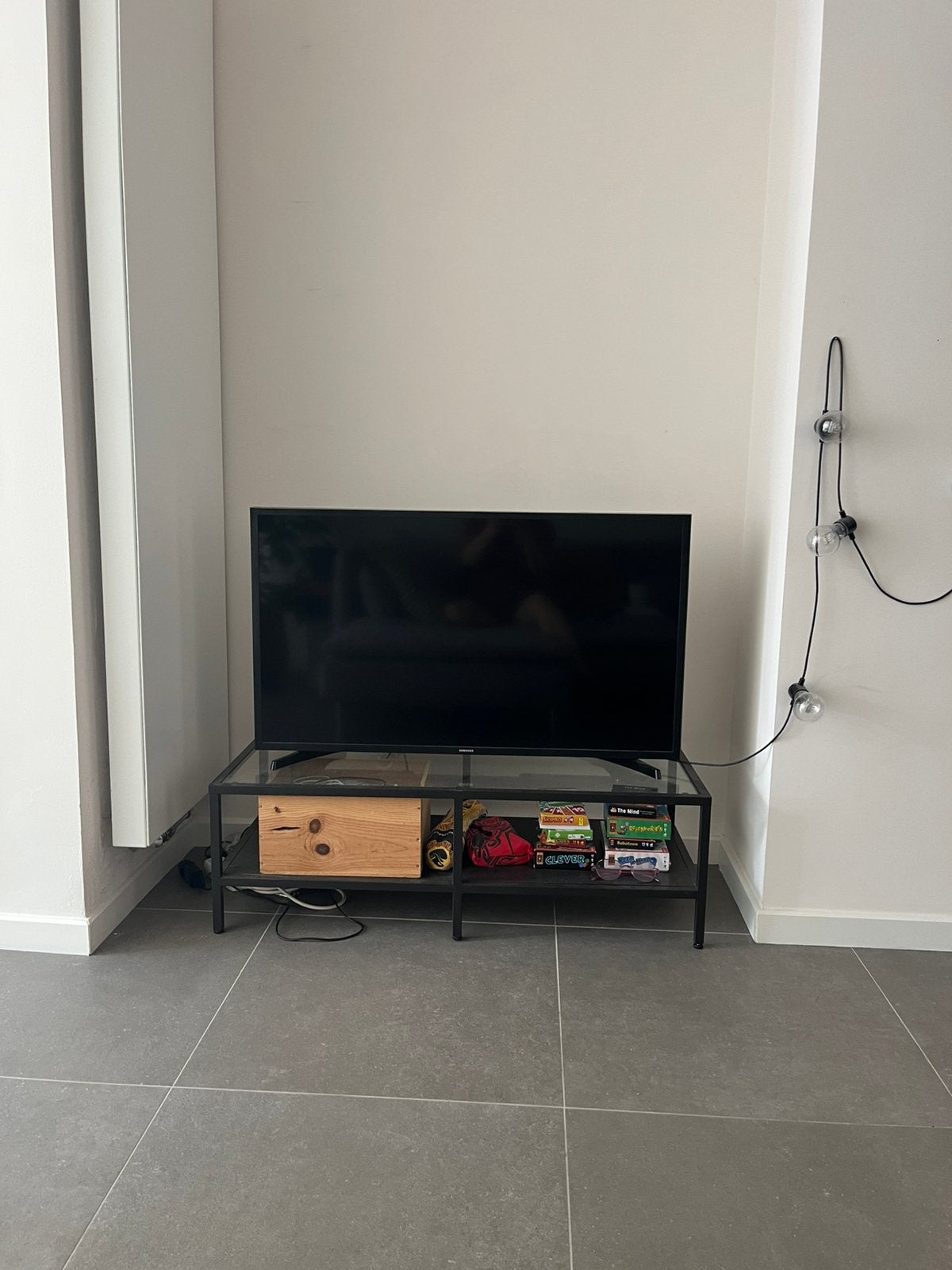 Tv-meubel IKEA zo goed als nieuw, Ophalen, Zo goed als nieuw, Glas
