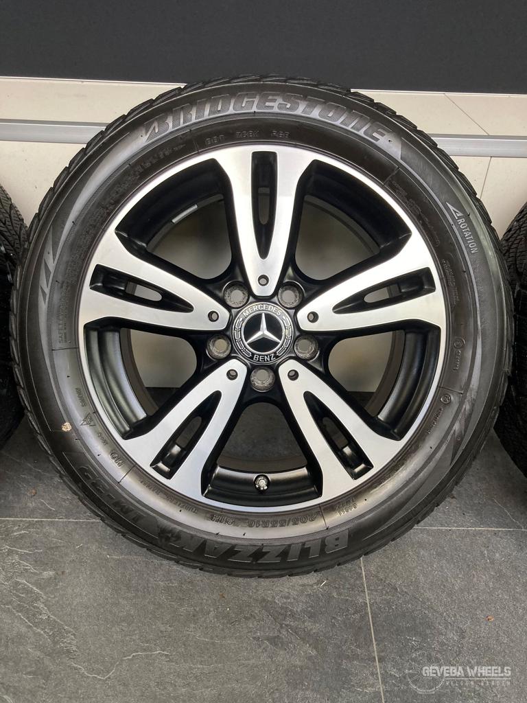 16” originele Mercedes A W176 B W246 velgen + winterbanden, Gebruikt, -, Banden en Velgen, -