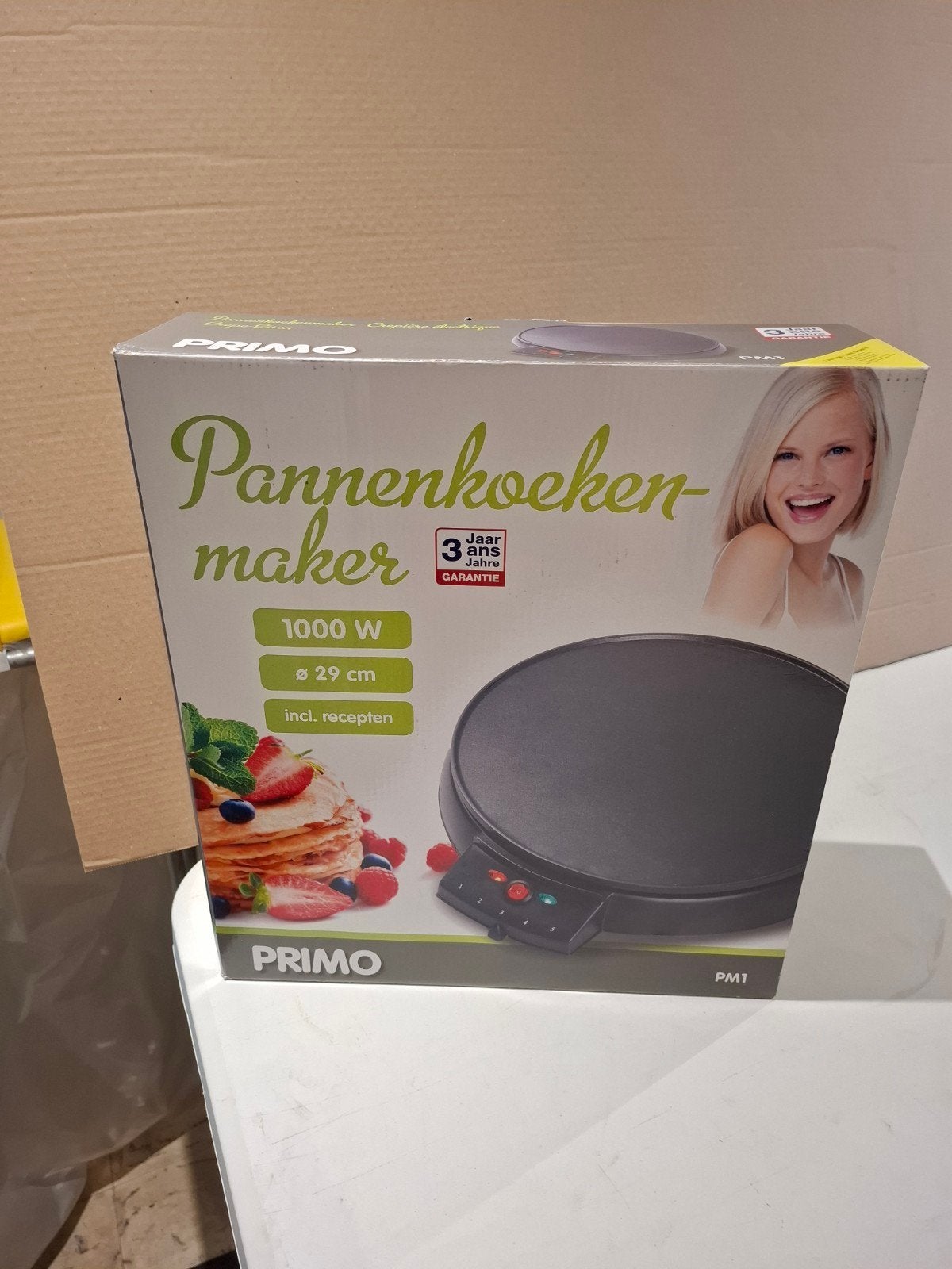 pannenkoeken bakplaat, Ophalen