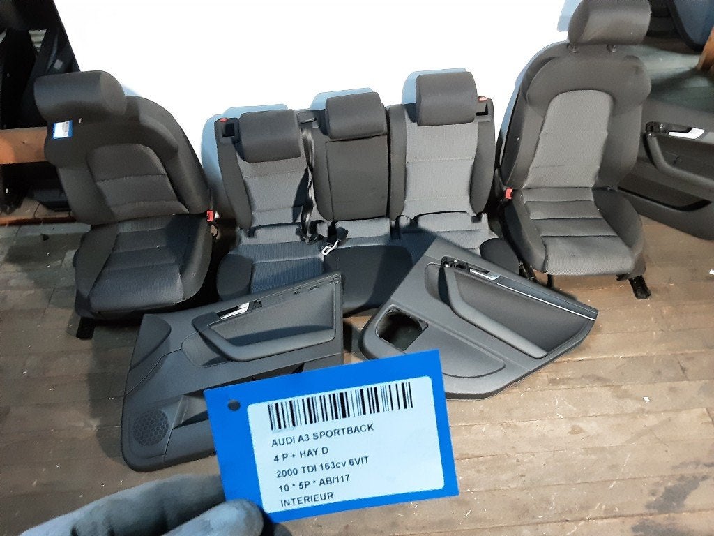 INTERIEUR COMPLET Audi A3 Sportback (8PA) (1K4881105NS), Mevr. I. Hauben, Audi, Utilisé, Rue de l'Espoir 34 34
4030  GRIVEGNÉE, BE