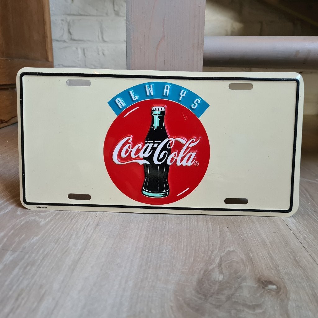 Reclamebord Coca-cola, Verzamelen, Ophalen of Verzenden, Reclamebord