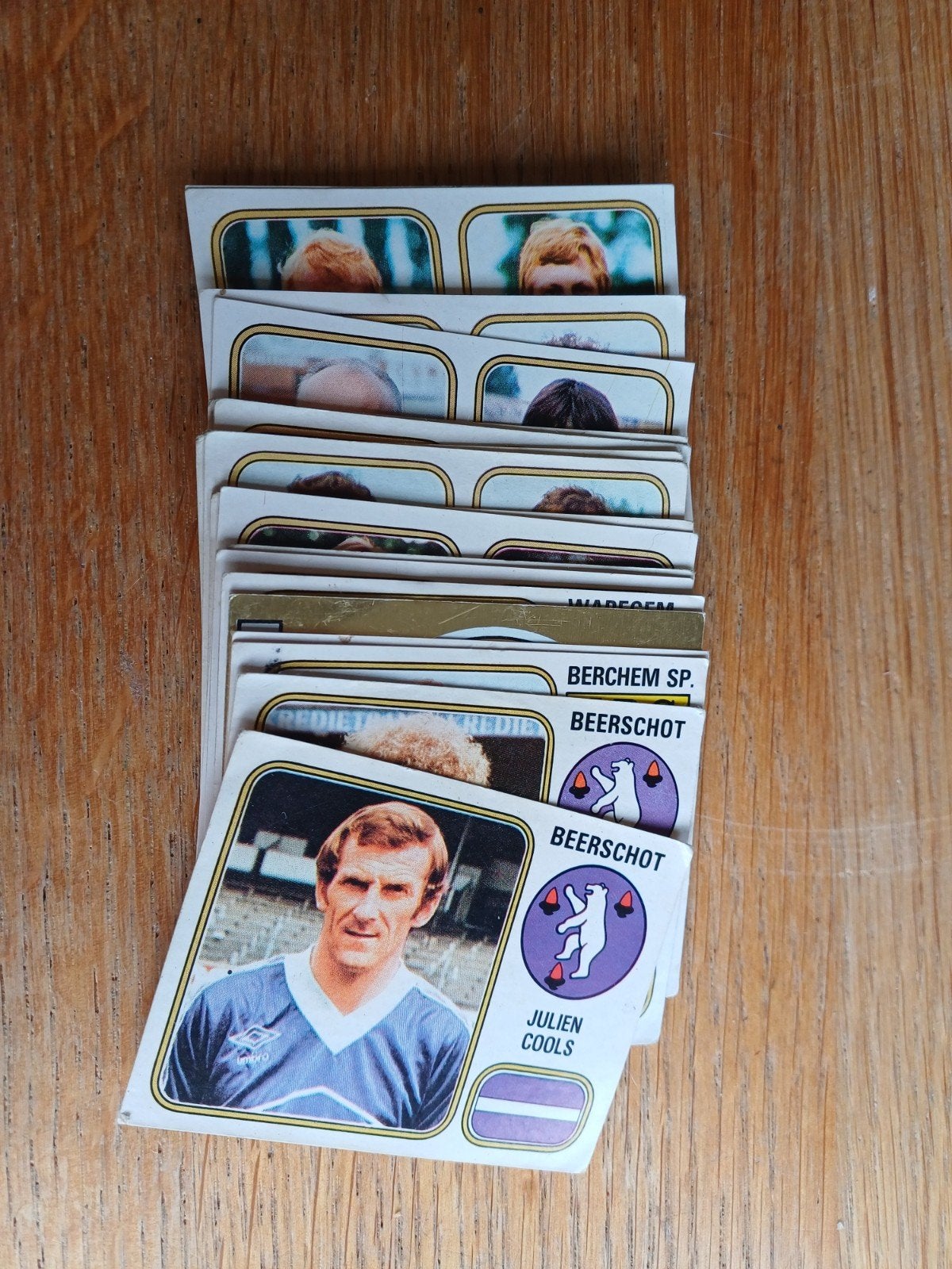Panini Football Belgium 81 lot 19 stickers, Ophalen of Verzenden