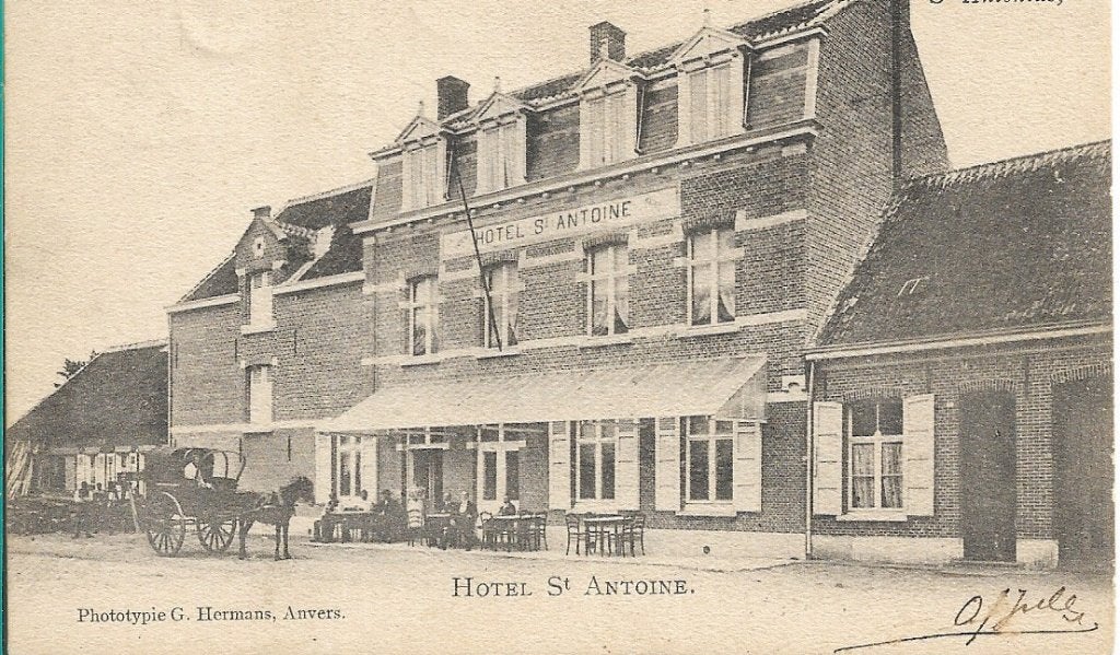St. Antonius Hotel, Verzamelen, Ophalen of Verzenden, Voor 1920, Gelopen, Antwerpen
