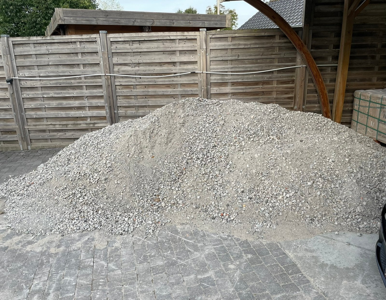 Betonpuin, Ophalen, Nieuw