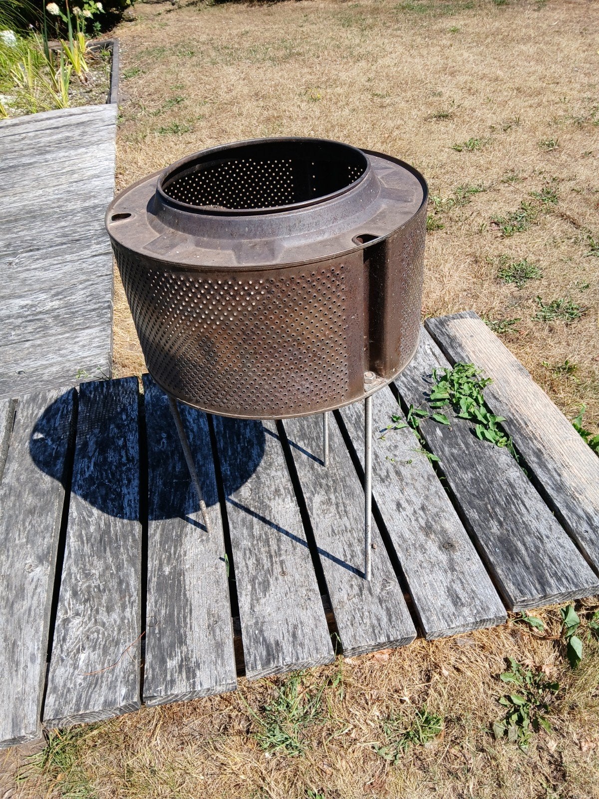 leuke wastrommelvuurkorf, Tuin en Terras, Ophalen