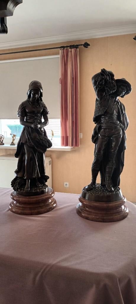 Bronzen beelden, Ophalen