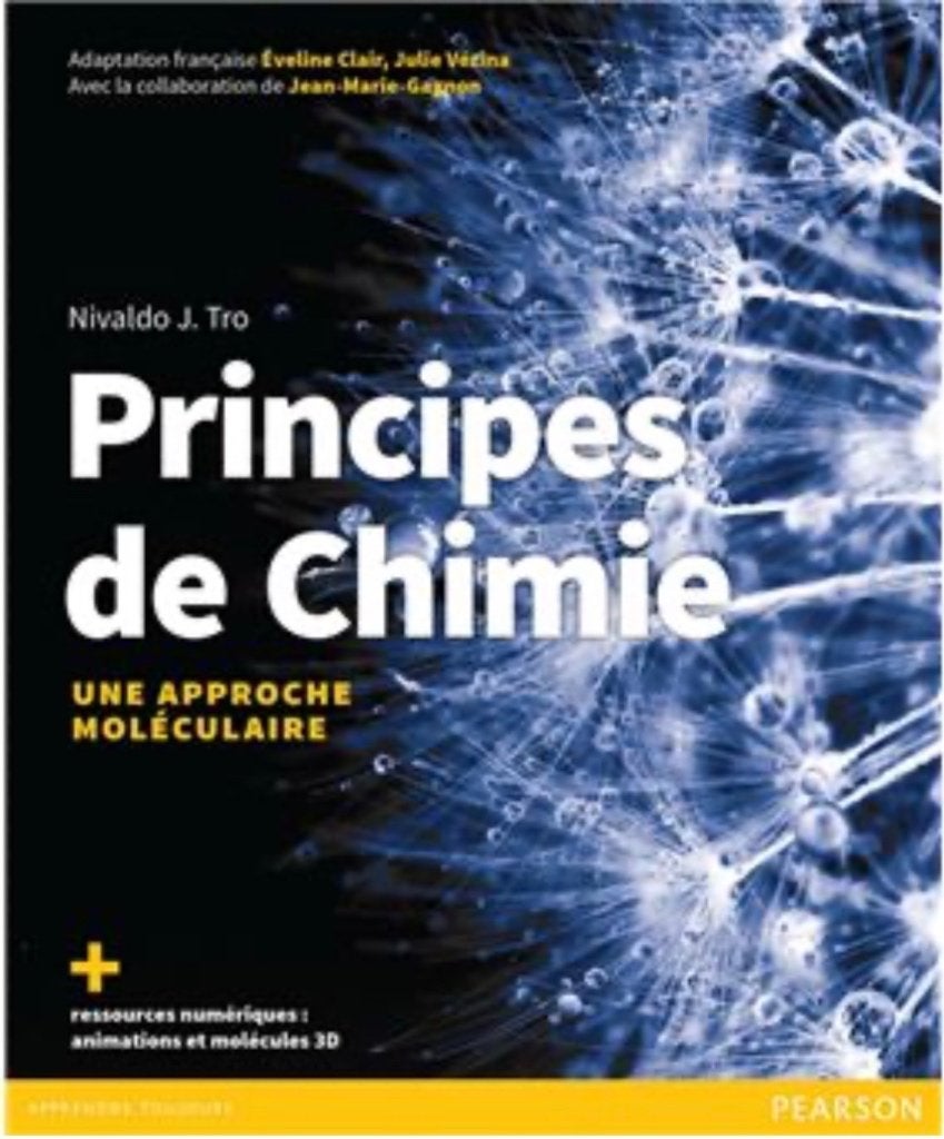 Principes de chimie - une approche moléculaire, Ophalen, Zo goed als nieuw, Overige niveaus, Scheikunde
