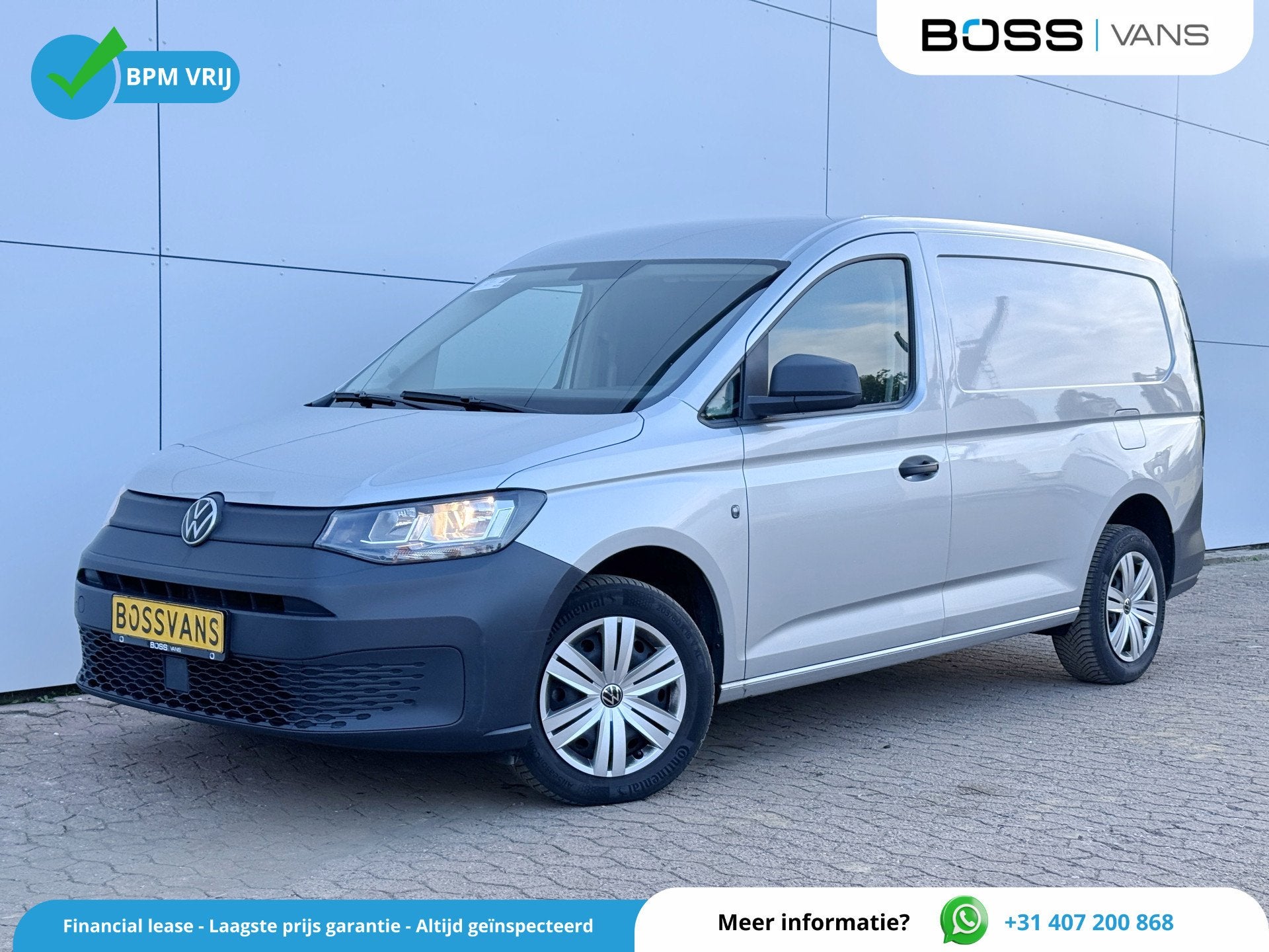 Volkswagen Caddy Cargo Maxi 2.0 TDI 102PK L2 Airco Cruise Co, Auto's, Voorwielaandrijving, 75 kW, Gebruikt, Zwart