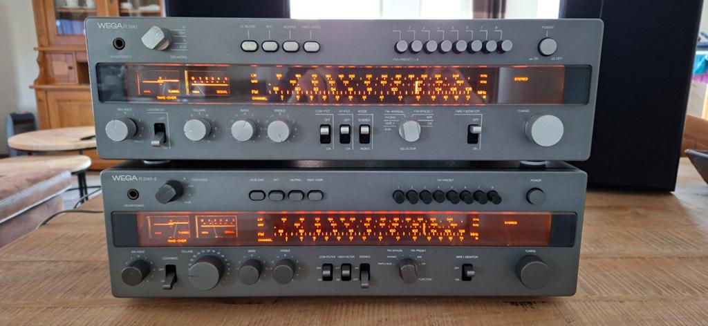 Wega r3141 en wega r3141.2  radio versterker met luidspreker, TV, Hi-fi & Vidéo, Tuners, Enlèvement, Utilisé, Analogique