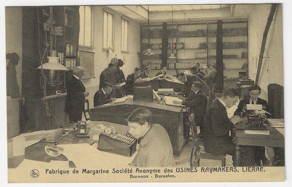 Postkaart Lier, Usines Raymakers, Ophalen of Verzenden, 1920 tot 1940, Ongelopen, Antwerpen