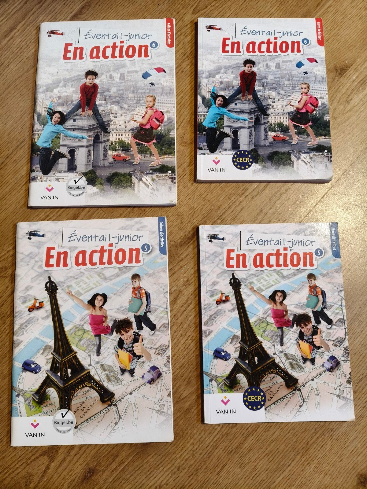 en action werkboeken en handboeken Frans lagere school, Boeken, Ophalen of Verzenden, Frans