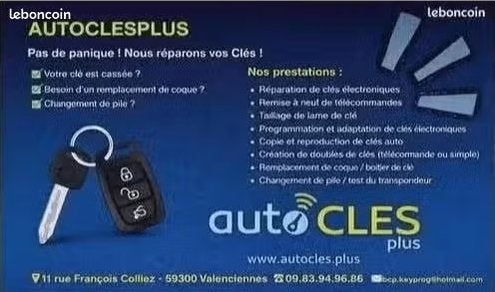 Clés automobiles – Télécommandes & clés simples, Enlèvement ou Envoi
