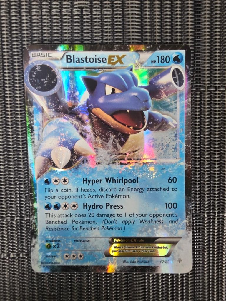 Blastoise EX 17/83 - Generations - Near Mint, Ophalen of Verzenden, Zo goed als nieuw, Losse kaart