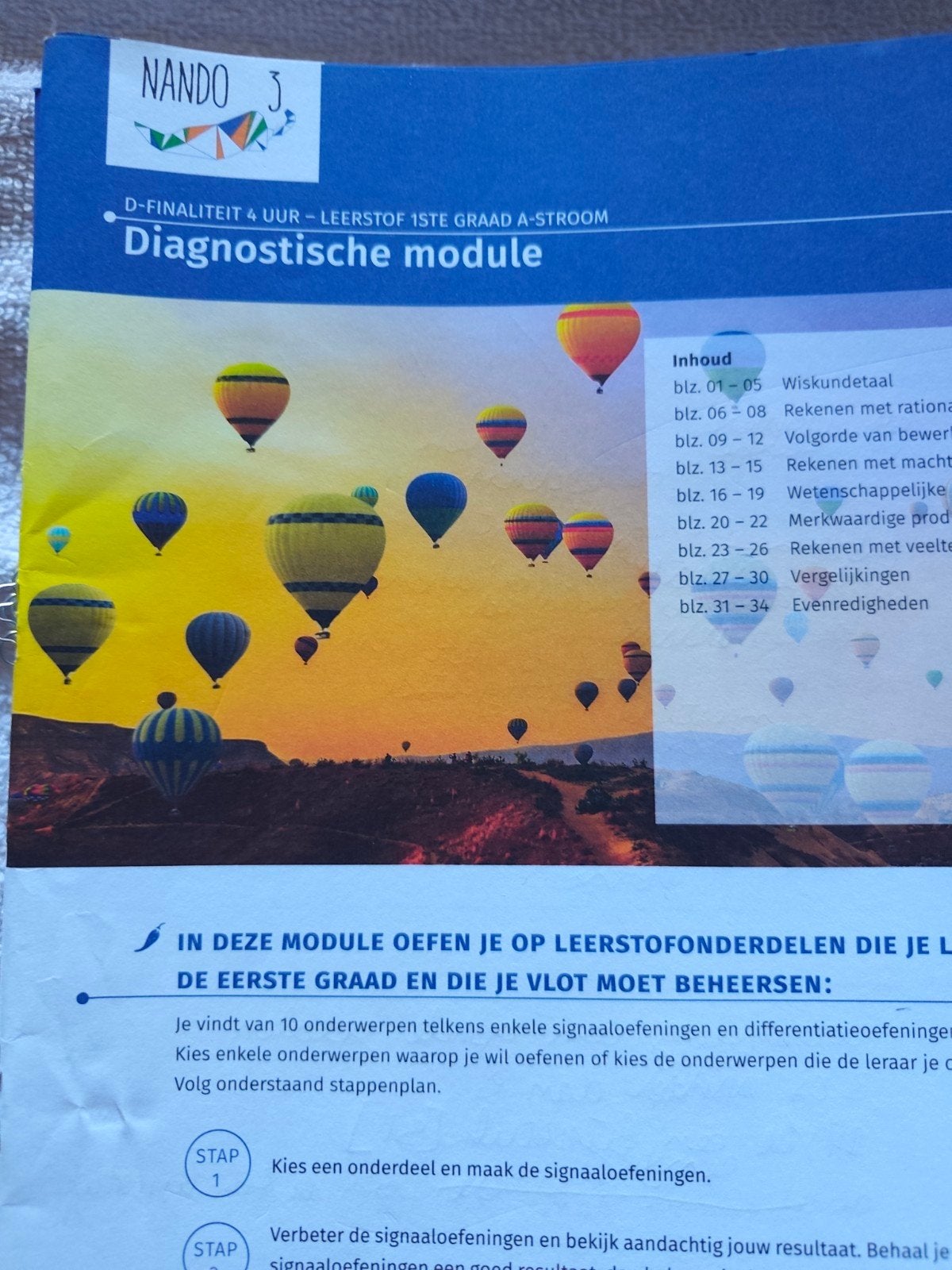 Wiskunde Nando 3, set 17 modules- diagnostische module NIEUW, Boeken, Schoolboeken, Nieuw, Wiskunde A, ASO, Ophalen of Verzenden