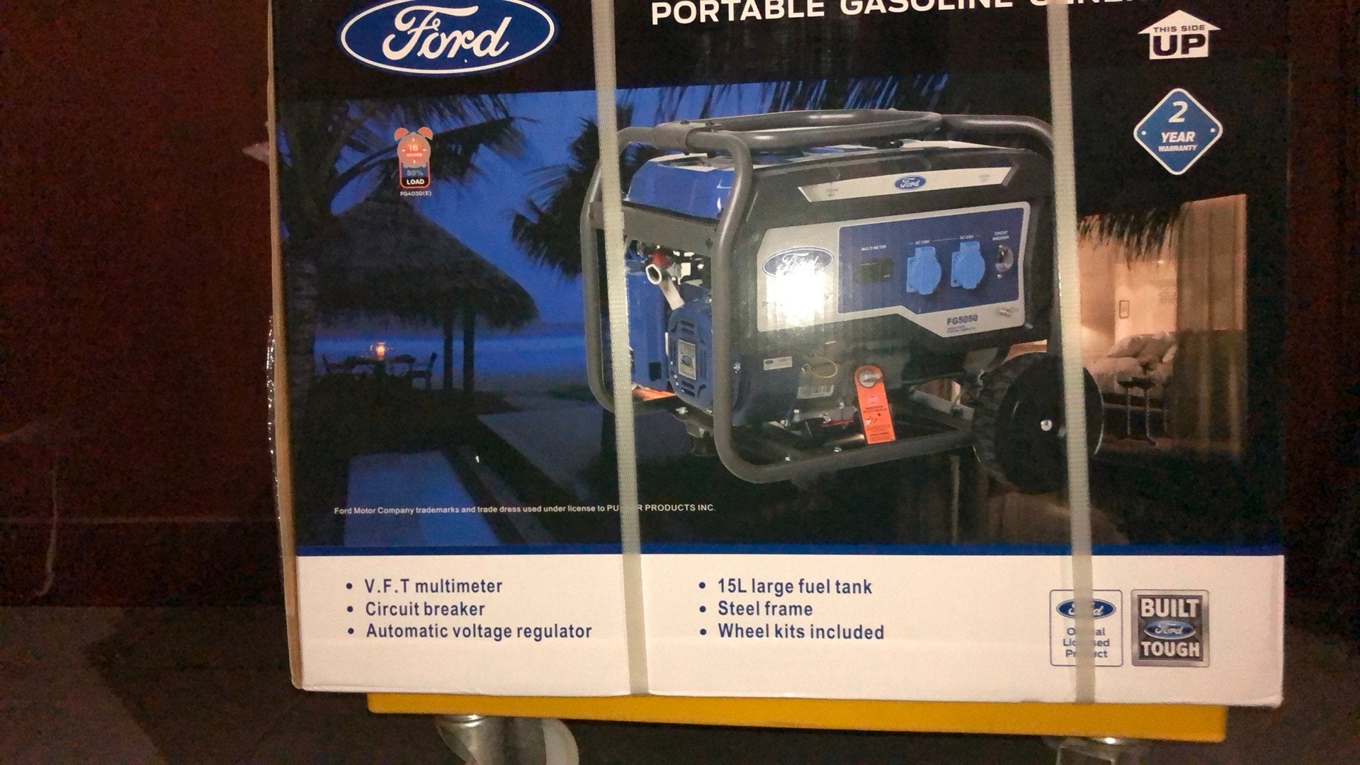 FORD FG 4050 generator, Doe-het-zelf en Bouw, Ophalen, Elektrisch startend, Benzine, Nieuw