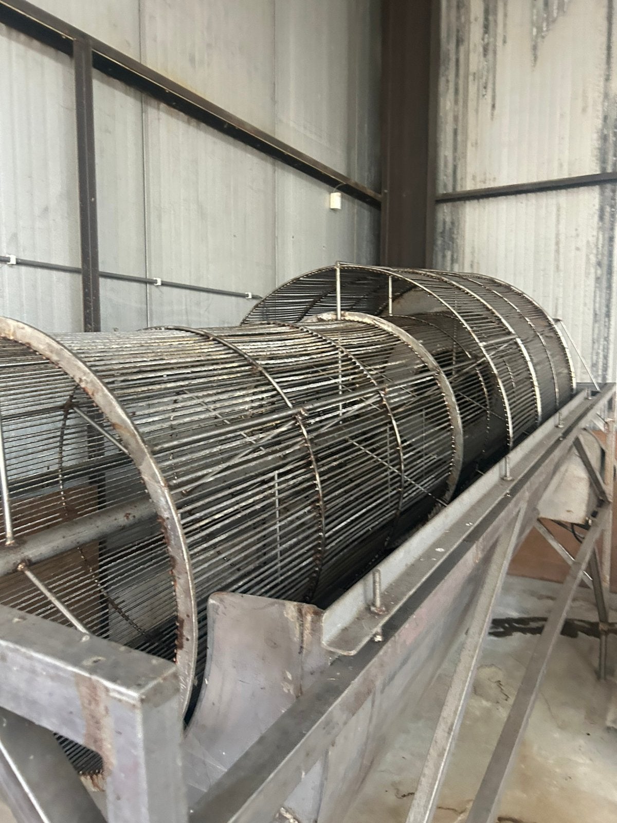 Garnaalzeefmachine, Bricolage & Construction, Enlèvement, Utilisé, Autres métaux