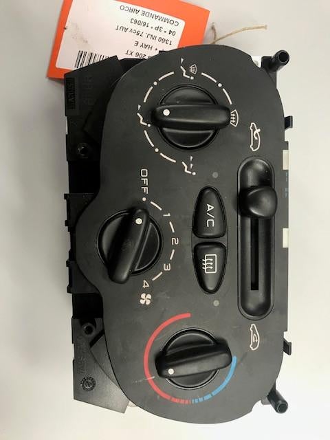 BEDIENINGSPANEEL AIRCO Peugeot 206 (2A / C/H/J/S) (99210), Auto-onderdelen, Gebruikt, Peugeot