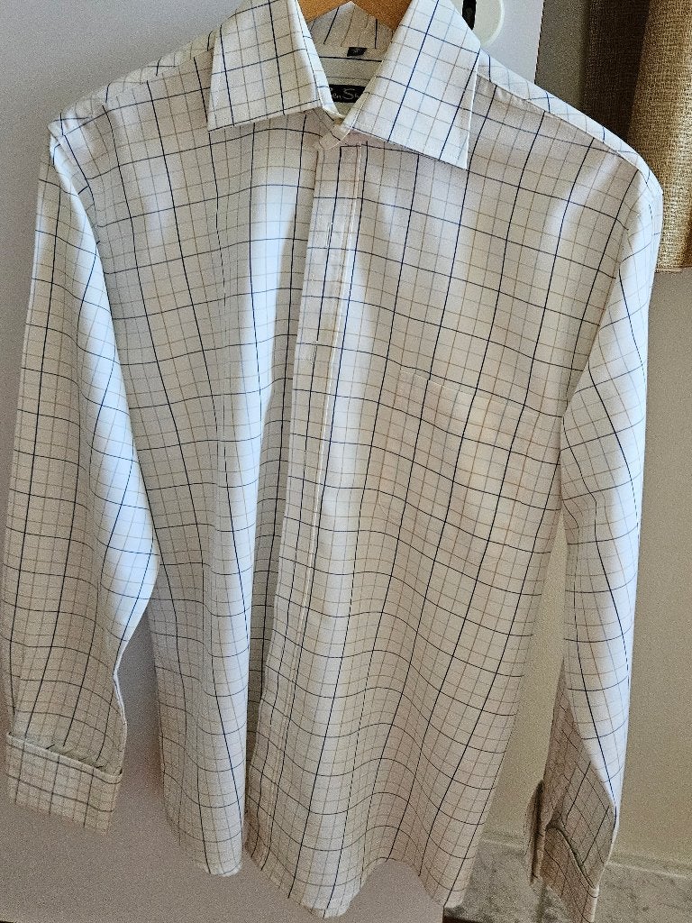 herenhemd Ben Sherman - M, Kleding | Heren, Ophalen of Verzenden, Gedragen, Beige, Andere