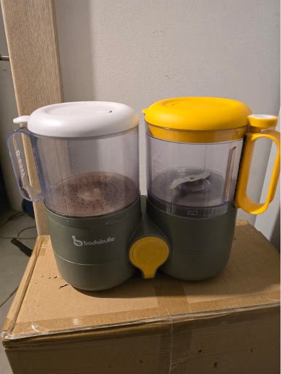 Badabulle B-Easy Robot Culinaire bébé 4 en 1 Cuisson vapeur