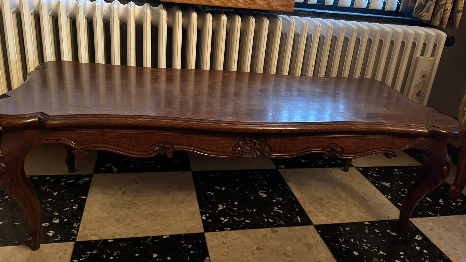 Table basse, Enlèvement