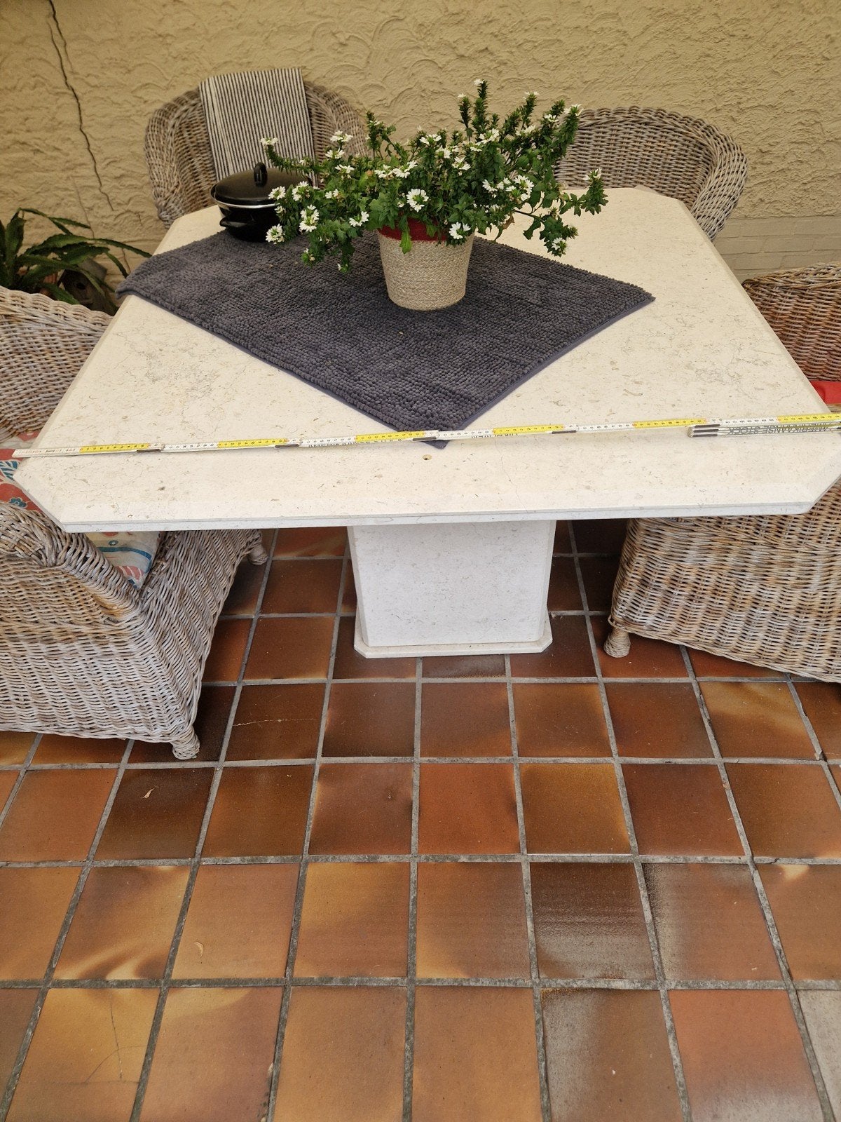 Belle table en marbre avec colonne ! ! !, Enlèvement
