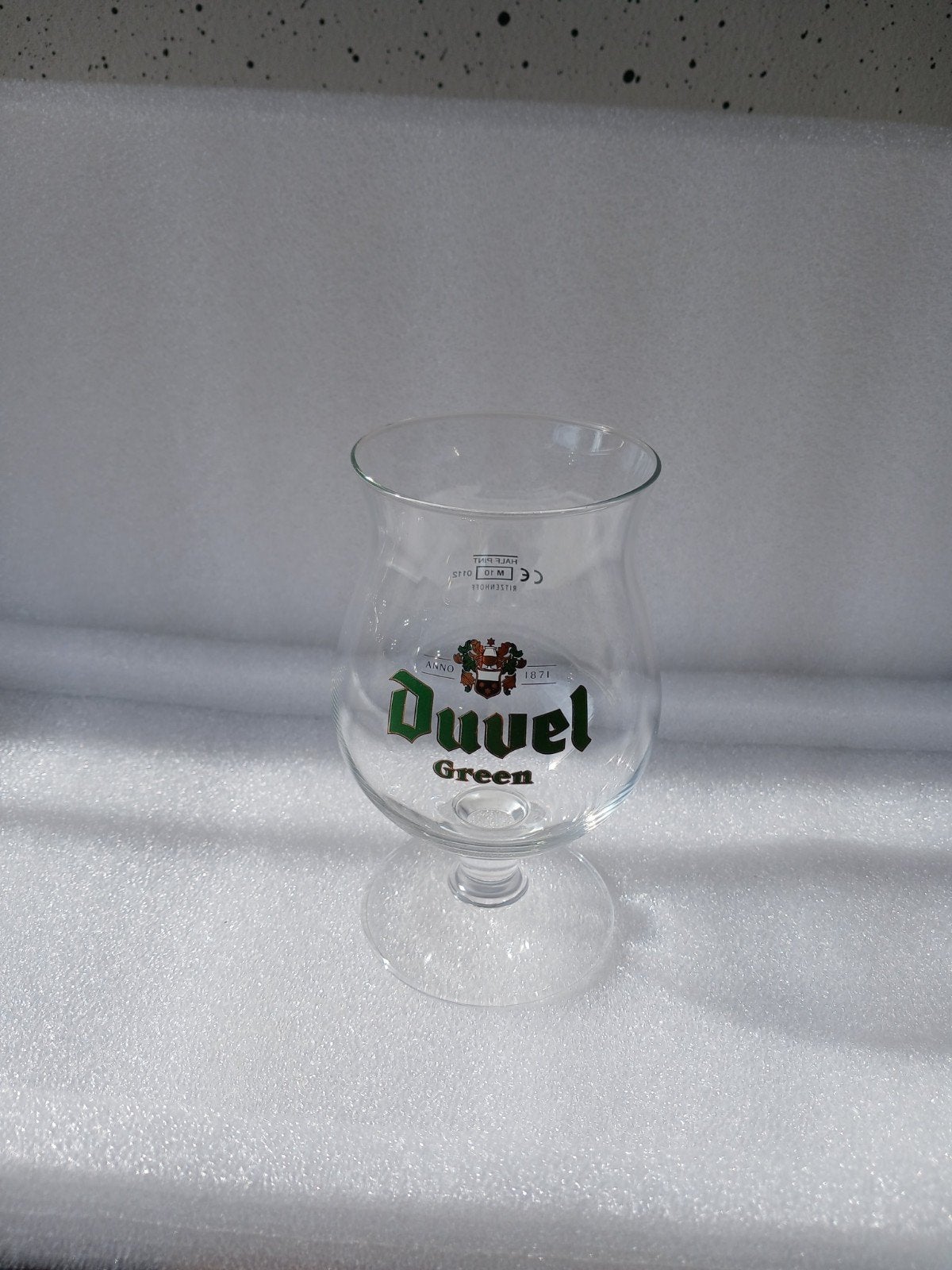 Duvel Green glas 25cl Ritzenhoff Half Pint, Verzamelen, Ophalen of Verzenden, Zo goed als nieuw, Bierglas
