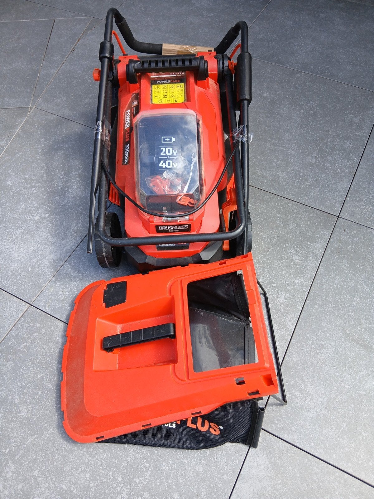 dual power grasmachine, Tuin en Terras, Ophalen