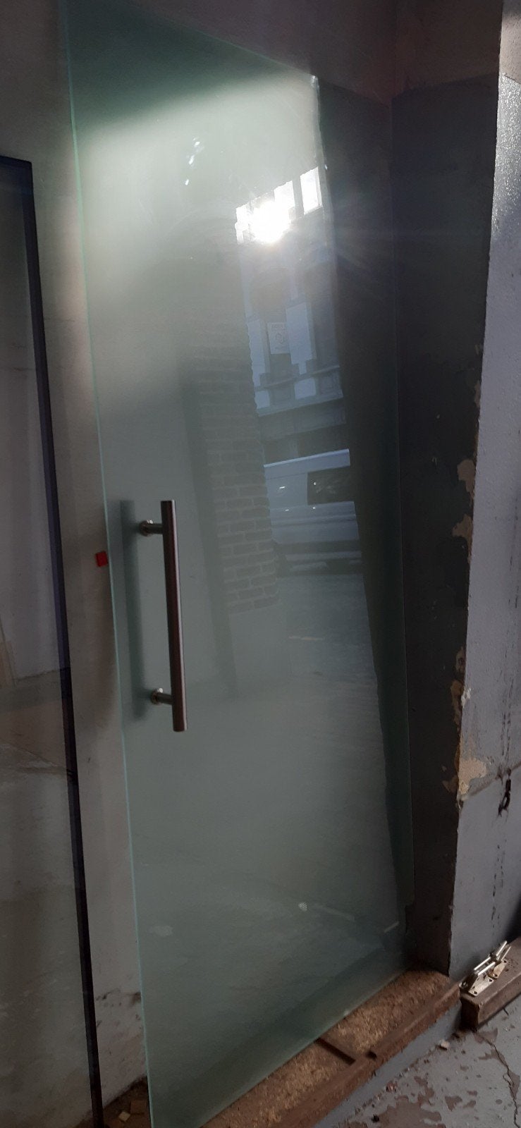 Porte en verre sablé, Bricolage & Construction, Enlèvement