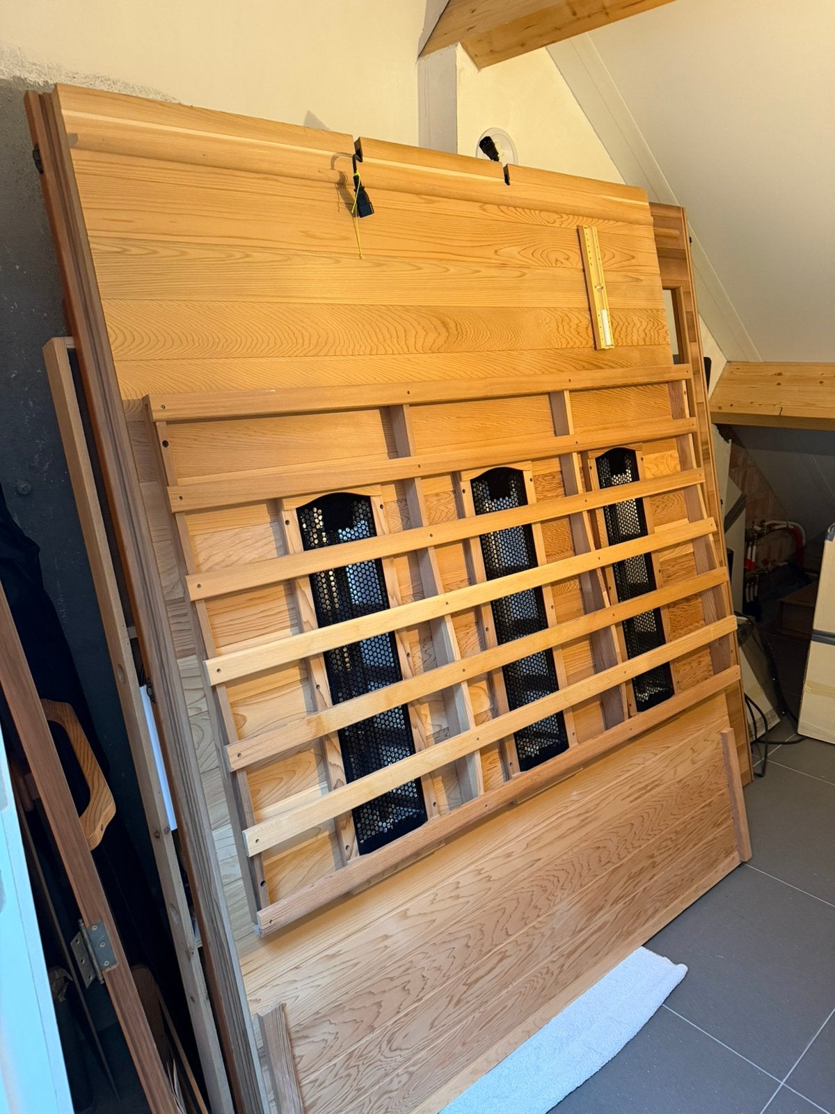 Infrarood sauna met sauna kachel & kleur therapie 6 personen, Ophalen, Zo goed als nieuw, Infrarood