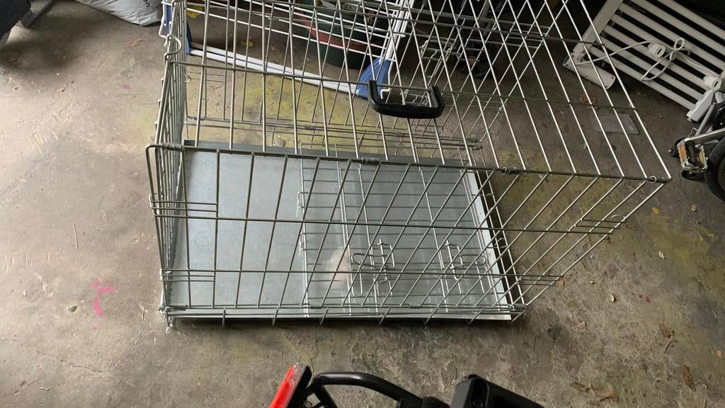 Opvouwbare hondenbench in metaal, Ophalen, Zo goed als nieuw