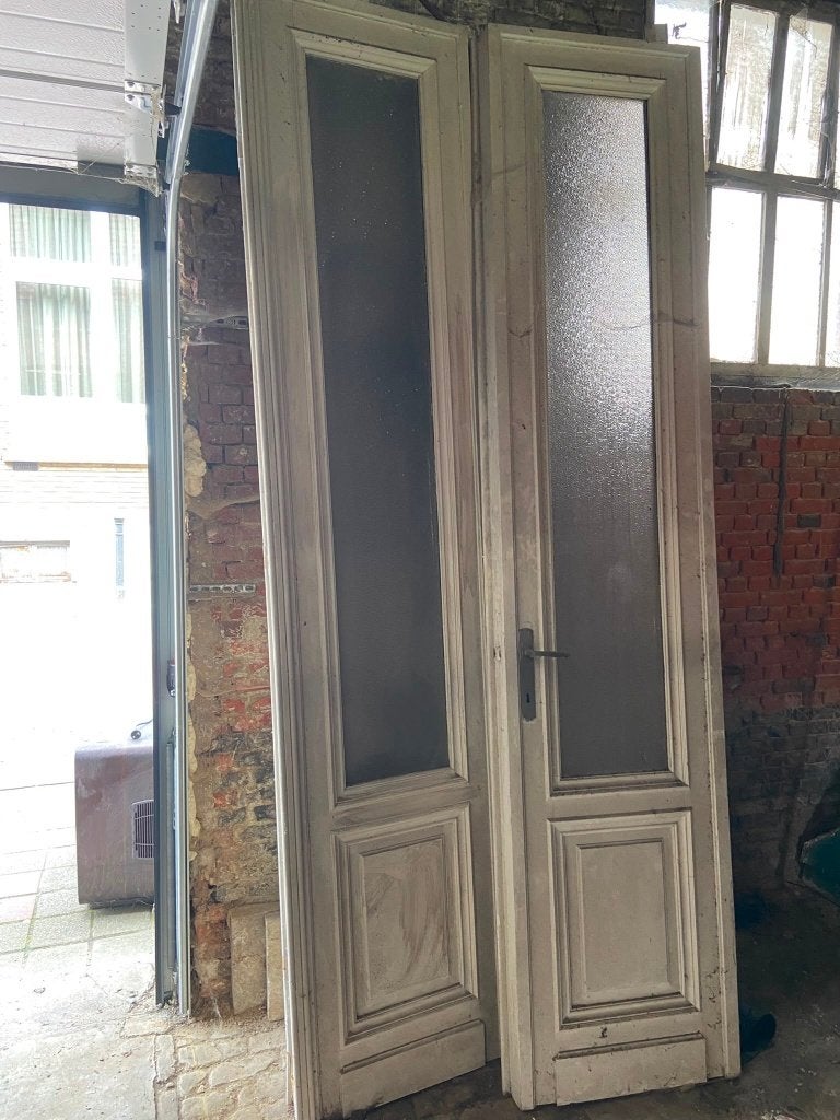 Portes pliantes anciennes (4 pièces), Enlèvement, Utilisé