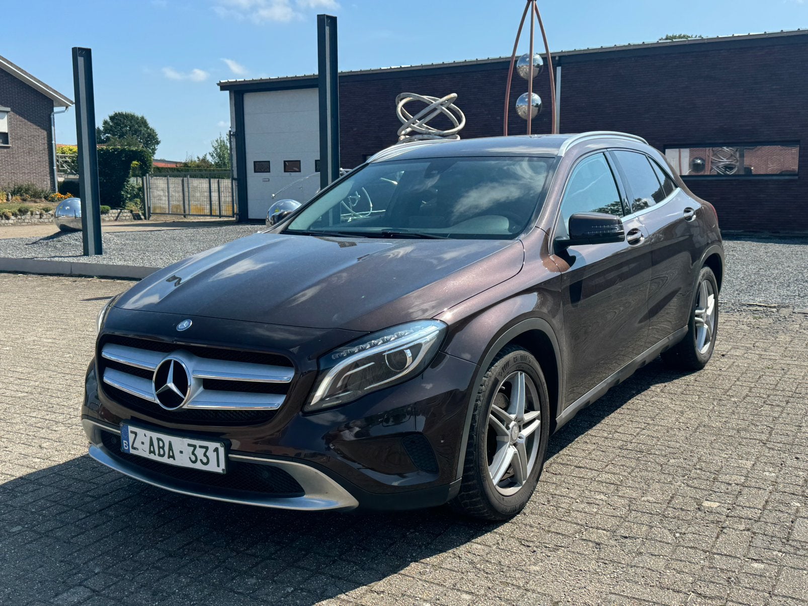 Mercedes Gla 180 Essence , airco , gps , 248.000km , 09.2016, Autos, Achat, Euro 6, Entreprise, Noir