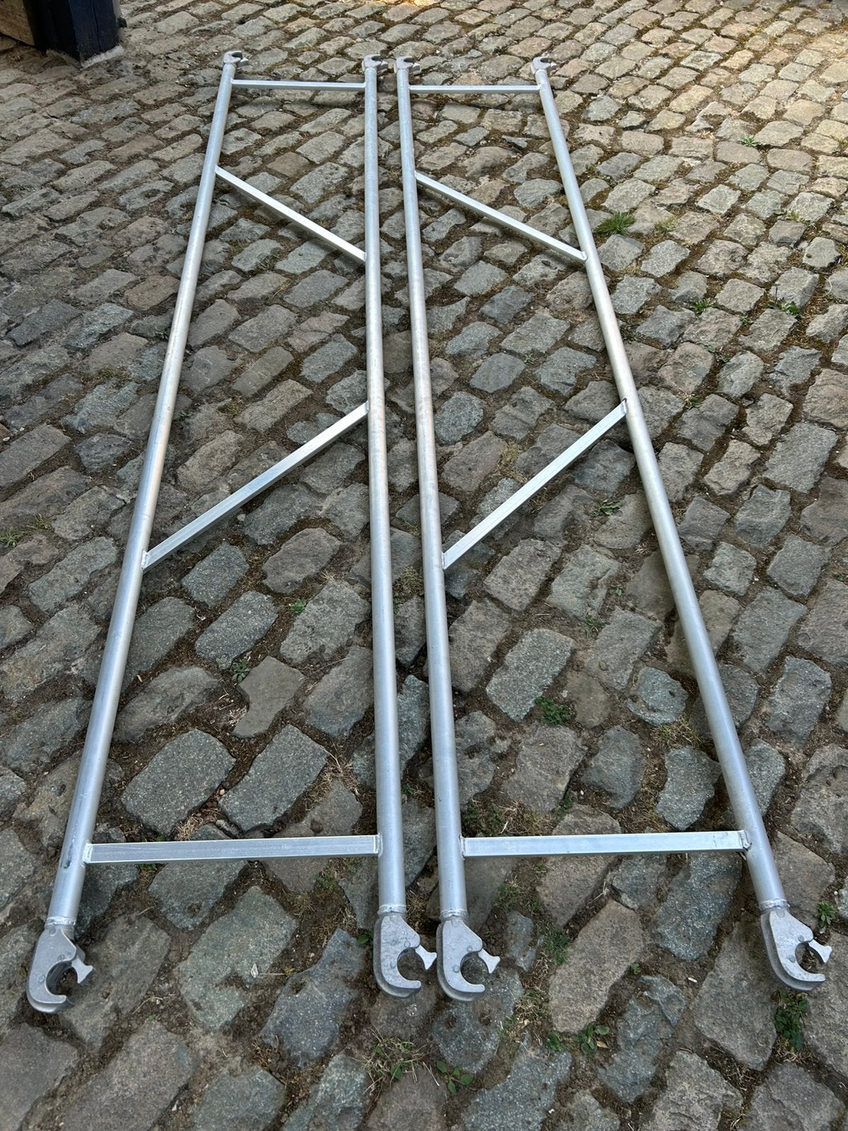 Steiger/stelling dubbele leuning, Doe-het-zelf en Bouw, Ophalen, Zo goed als nieuw