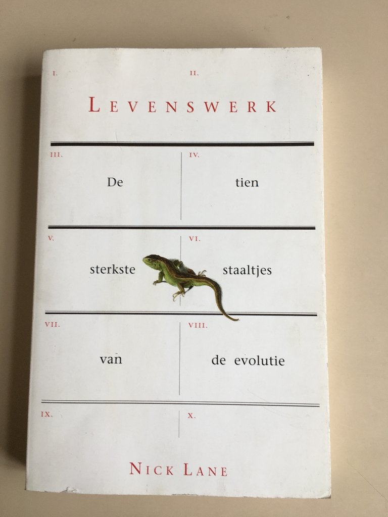 Levenswerk. De tien sterkste staaltjes van de evolutie, Livres, Nature, Enlèvement ou Envoi, Comme neuf, Nature en général