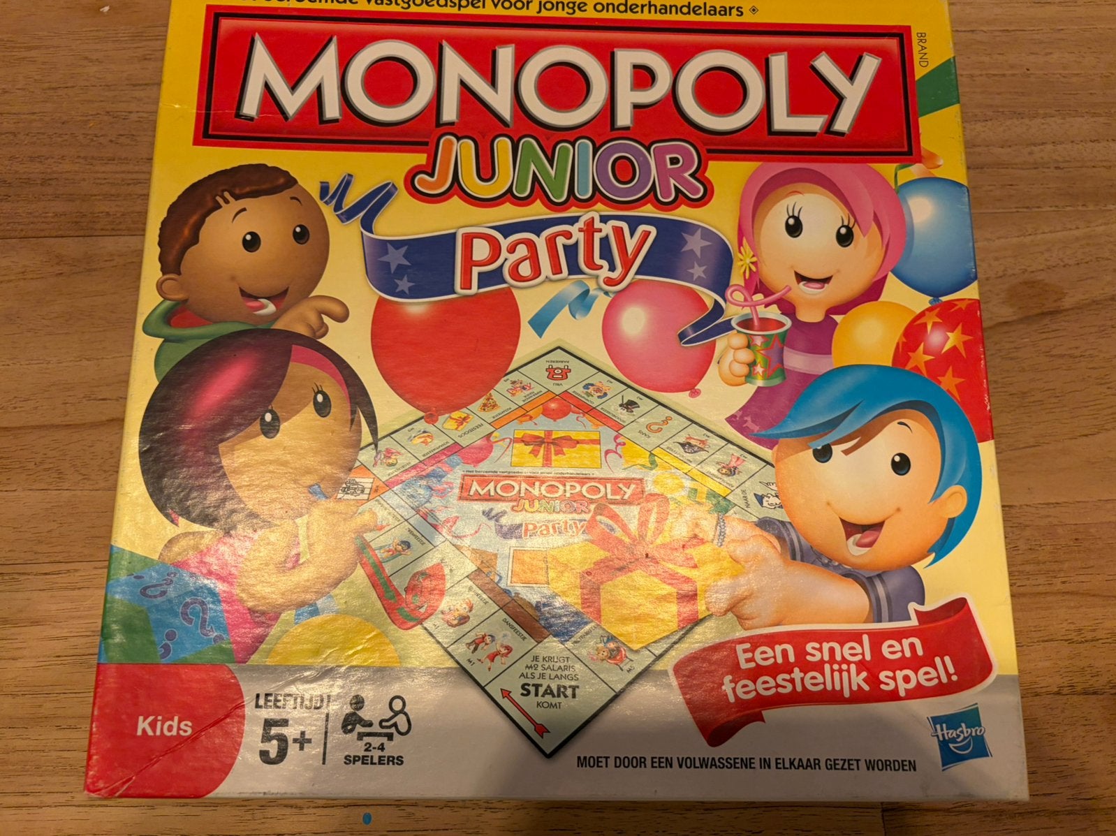 Monopoly party junior, Hobby en Vrije tijd, Ophalen of Verzenden, Gebruikt
