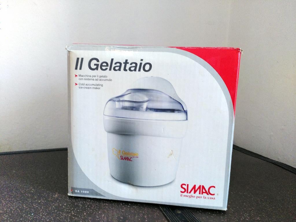 Machine à glace Simac IL GELATARIO GA1050, Electroménager, Machines à glace, Enlèvement, Comme neuf