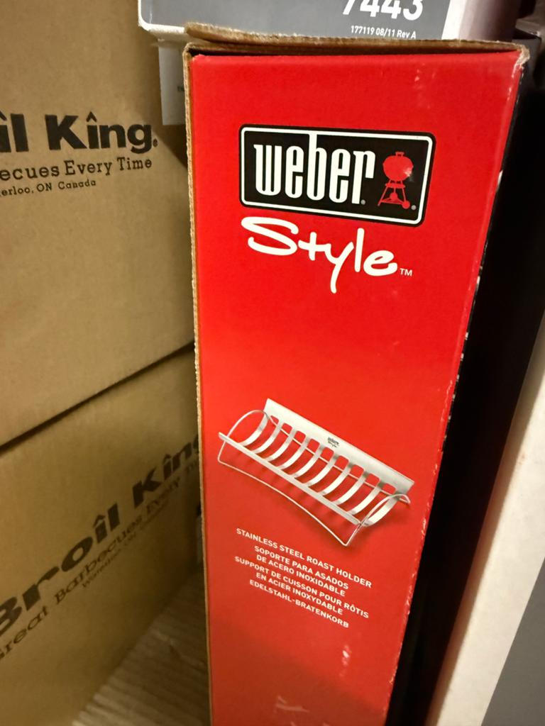 Barbecuerek rib en rotiserie, Tuin en Terras, Barbecue-accessoires, Ophalen of Verzenden, Zo goed als nieuw