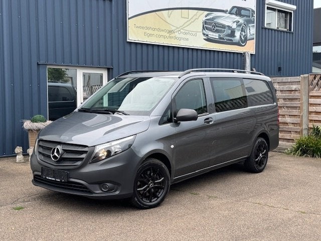 Mercedes-Benz Vito 119cdi dubbel cabine lichte vracht autom, Autos, Argent ou Gris, Euro 6, Entreprise, 2500 kg