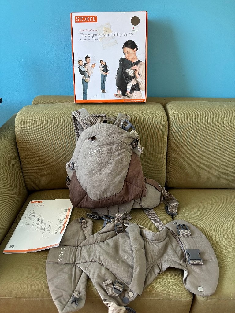 Stokke MyCarrier 3 in 1 draagzak, Gebruikt, Buik of Rug, Ophalen of Verzenden, Overige merken