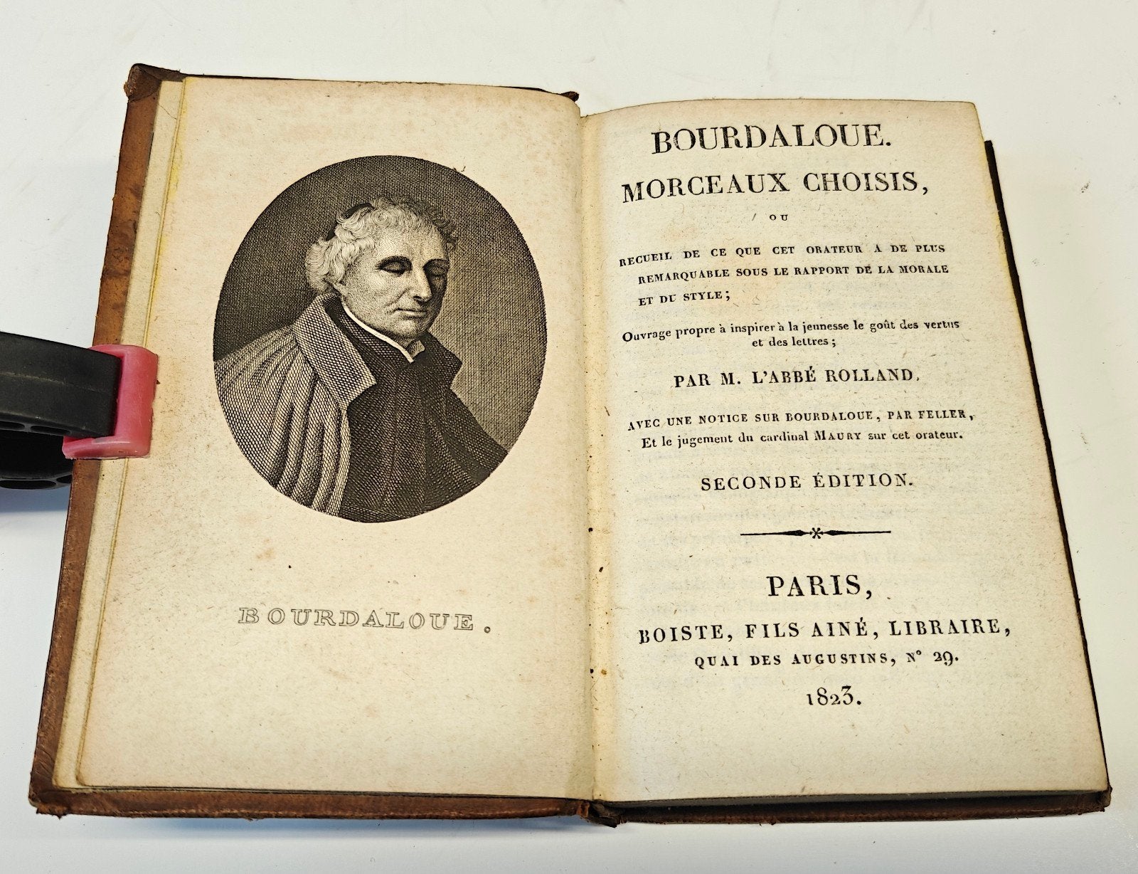 Bourdaloue morceaux choisis, 1823., Ophalen of Verzenden