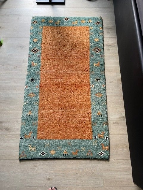 Nepalees tapijten, Ophalen, Gebruikt, 100 tot 150 cm, Groen
