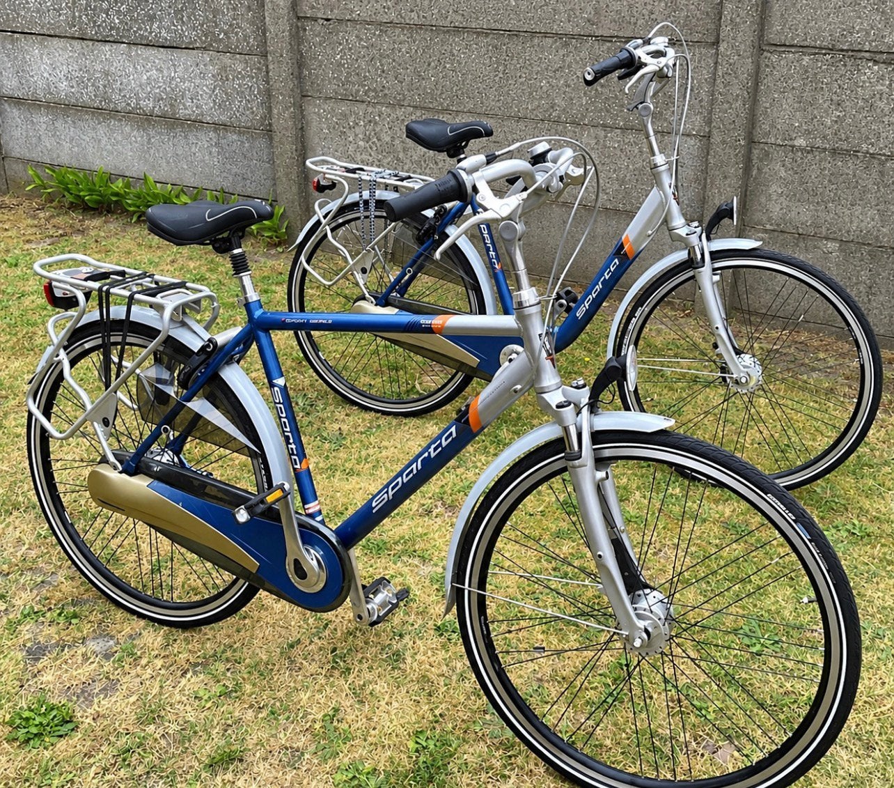 Sparta dames en herenfiets, Fietsen en Brommers, Ophalen, Sparta, Gebruikt, Versnellingen