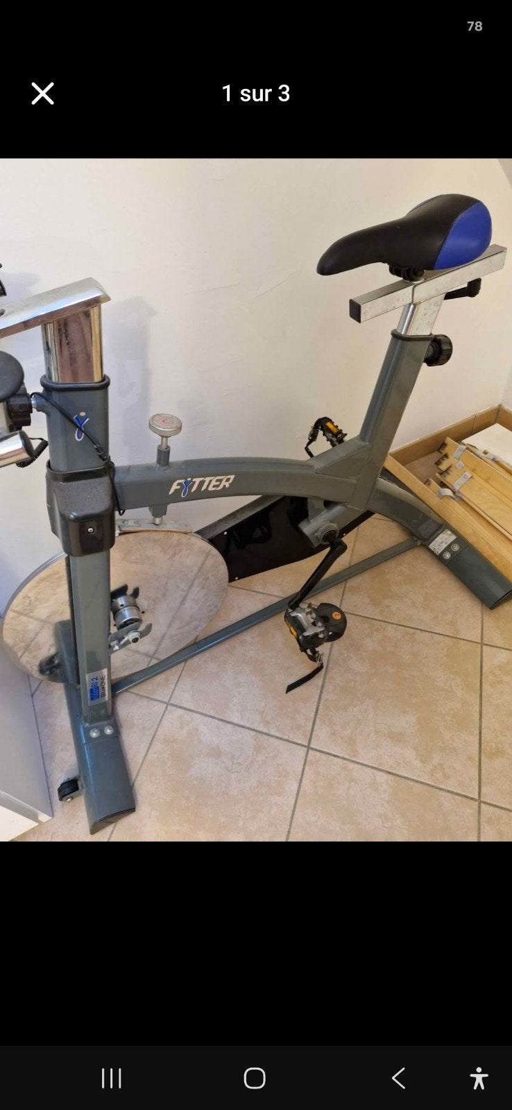velo d appartement Fitter, Sport en Fitness, Ophalen, Zo goed als nieuw, Hometrainer